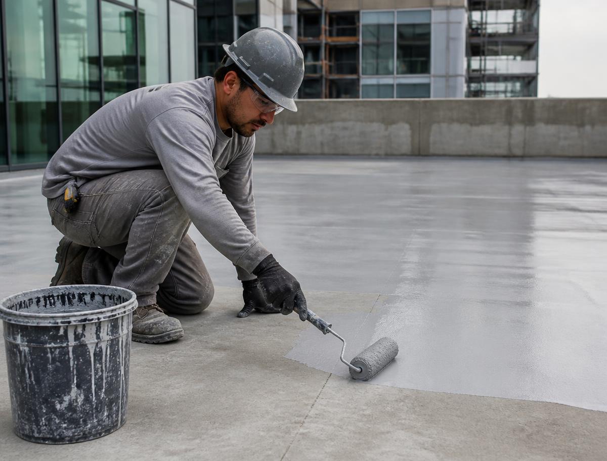 Waterproofing work by Apex Pacific Industries